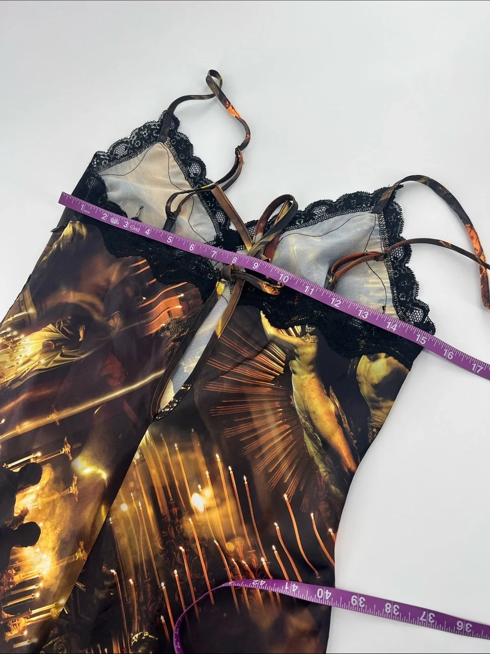 Current Mood Evil Underworld Photo Print Slip Dress